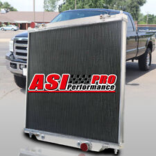 4 Rows Aluminum Radiator For Ford F250,F350,F550 6.0&6.8L POWERSTROKE 2005,06,07 picture
