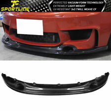 Fits 11-12 BMW 1M Models RV Style Front Bumper Lip Spoiler CF picture