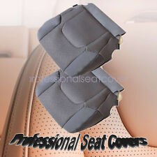 For 2005-2019 Nissan Frontier Front Driver & Passenger Bottom Seat Cover Gray picture