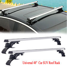 Universal 48in Top Roof Rack Cross Bar Kit Cargo Carrier Aluminum Crossbar Rack picture