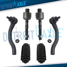 Inner Outer Tie Rods + Rack Boot Kit for 2008 2009 2010 2011 2012 Honda Accord picture