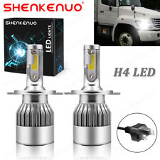 2pcs H4 White LED Headlight Bulbs High&Low Beam for Hino 258 268 338 2006-2014 picture