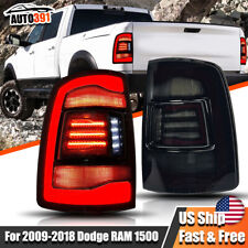Pair Smoke LED Tail Lights Rear Lamps L+R For 2009-2018 Dodge Ram 1500 2500 3500 picture