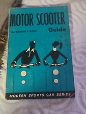 Rare Motor Scooter Guide 1958 Vespa Lambretta NSU Mod Vintage Book  picture