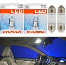 Sylvania Premium LED Light De3175 White Two Bulbs Interior Dome Upgrade OE Lamp picture