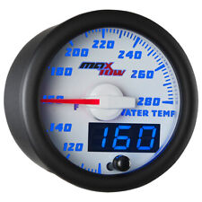 52mm White & Blue MaxTow Double Vision Water Temperature Gauge picture