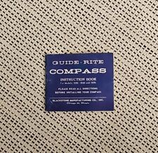 Vintage Original Guide-Rite Auto Compass Instruction Book picture