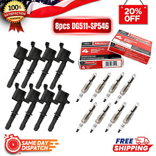 8pcs OEM Motorcraft DG511 Ignition Coil & Spark Plug SP546 For F150 Ford-Lincoln picture