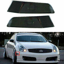 Fit For 2003-2007 Infiniti G35 Base Coupe 2DR 3.5L Black Side Marker Lights Pair picture