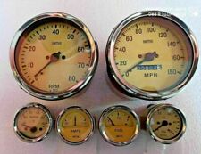 Smiths Replica Kit- Elec Temp + Oil + Fuel + Amp Gauge+Speedometer +Tacho 100 mm picture