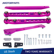 Purple Rear Lower Control Arm Subframe Brace Tie Bar Kit For 96-00 Honda Civic picture