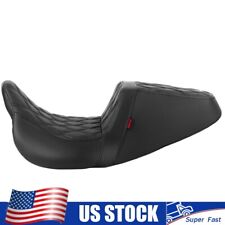 Black Diamond Stitch Complete 1 Set Seat For Harley Electra Glide / Low 2008-23  picture