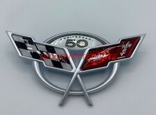 2003 Corvette 50th Anniversary Rear Emblem NEW REPRO Replaces GM 19207386  picture