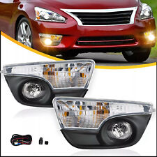 Pair Fog Light & Corner Turn Signal Lamp For 2013 - 2015 Nissan Altima w/ Wiring picture