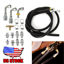 Steering Hose Hookup Kit W/ Fittings & Clamps For Hydroboost Power Brake Booster picture