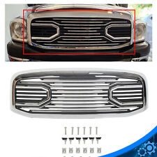 For 06-09 Dodge RAM 2500 Front Hood Chrome Big Horn Grille Replacement Shell picture