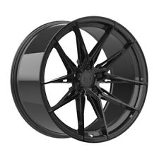 4 HP1 19 inch STAGGERED Gloss Black Rims fits BMW 128I 2008 - 2014 picture