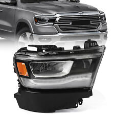 For Dodge RAM 1500 2019-2023 Full LED Reflector Chrome Headlight Lamp Passenger picture