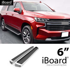 APS Running Board Step 6in Aluminum Silver Fit Chevy Suburban 21-24 picture
