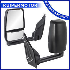 Pair Tow Mirrors Folding for 2003-17 Chevy Express GMC Savana Van 1500 3500 picture