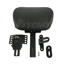 New Black Plug-In Driver Rider Backrest Pad Fit For Harley Road Glide King 97-23 picture