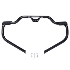 Black Mustache Engine Highway Guard Bar Fit For Harley Softail Fat Boy 2018-2023 picture