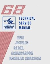 1968 AMC Factory Service Manual & AMX Supplement picture