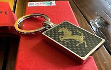 Genuine Ferrari Carbon Fiber Keyring By Damiani Made in Italy Collectible & RARE picture
