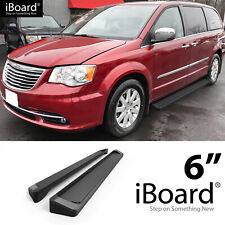iBoard Black Running Boards Style Fit 11-20 Dodge Grand Caravan picture