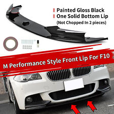 Gloss Front Bumper Spoiler Lip Splitter For 11-16 BMW F10 520i 528i 550i M Sport picture