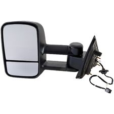 Power Towing Mirror For 14-18 Chevrolet Silverado 1500 Left Manual Fold Textured picture