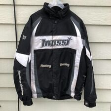 Mossi Motorcycle Thick Jacket White & Black Men's Size Medium  picture