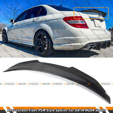 FOR 2008-14 MERCEDES BENZ W204 C63 CARBON FIBER PSM HIGHKICK TRUNK SPOILER WING picture