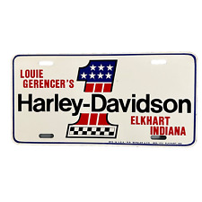 Vintage Harley Davidson Motorcycle License Plate USA 70s 80s Louie Gerencer's picture