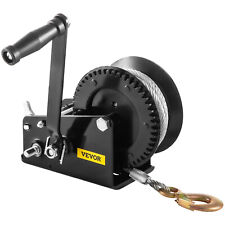 VEVOR Hand Winch 3500LBS Heavy-duty Hand Crank w/ 33FT Steel Cable for Boat/SUV picture