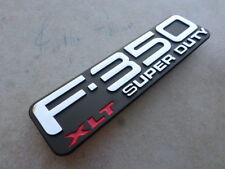 99-04 NEW Ford F-350 Super Duty XLT Fender Emblem Nameplate F81Z-16720-SA Logo picture