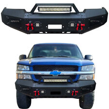 Fits 2003-2006 Chevy Silverado 1500  Front Bumper with Winch Plate and LED Light picture