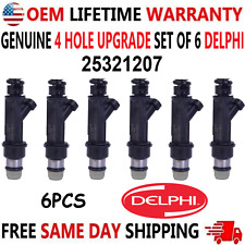 OEM 6pcs DELPHI 4 Hole Upgrade Injectors for 2002, 2003, 2004 Oldsmobile Bravada picture