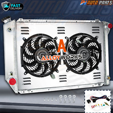 4 Row Radiator Shroud Fans For 1980-84 Ford F150 F250 F350 Bronco 5.0L 5.8L 7.5L picture