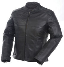 Mossi Women's Adventure Leather Jacket 8 Black 20-218-8 picture