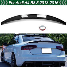 For Audi A4 B8.5 2013-2016 Carbon Fiber Look M4 Style Rear Trunk Spoiler Wing picture