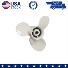 9 1/4 x 10 1/2 Aluminum Outboard Propeller fit Yamaha Engines 9.9-20HP 8Tooth picture