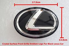 1Pc Size 175mm Crystal Surface Front Grille Emblem Logo For Black  picture
