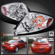 Fits 2006-2011 Mitsubishi Eclipse Clear LED Tail Lights Brake Lamps Left+Right picture