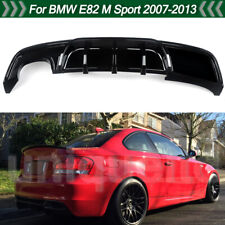 Fit For BMW E82 128i 135i M Sport 2007-2013 Gloss Black Rear Bumper Diffuser Lip picture