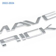 Chrome Silver Tailgate Insert Letter Emblem For Maverick 2022-2024 Rear Badge picture