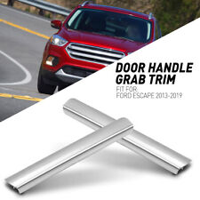 1 Pair Right+Left Silver Door Handle Grab Trim Molding For Ford Escape 13-19 picture