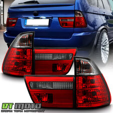 2000-2006 BMW E53 X5 Red Smoked Tail Lights Brake Lamps Left+Right Replacement picture