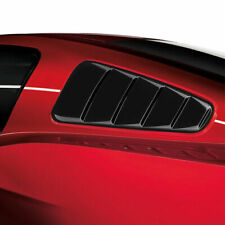 For 2005-14 Ford Mustang 1/4 Quarter Window Louvers Scoop Cover Vent Matte Black picture