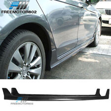 Fits 08-12 Honda Accord Sedan Side Skirt Extension OE Style Unpainted PU picture